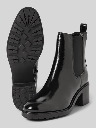 Peek & Cloppenburg TamarisStiefeletten Aus Leder Mit Elastischen Einsätzen In Black