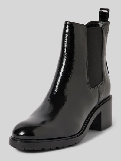 Peek & Cloppenburg TamarisStiefeletten Aus Leder Mit Elastischen Einsätzen In Black