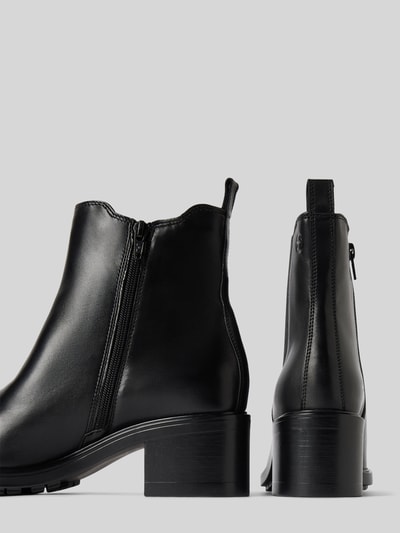 Peek & Cloppenburg TamarisStiefeletten Aus Leder Mit Elastischen Einsätzen In Black