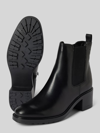 Peek & Cloppenburg TamarisStiefeletten Aus Leder Mit Elastischen Einsätzen In Black