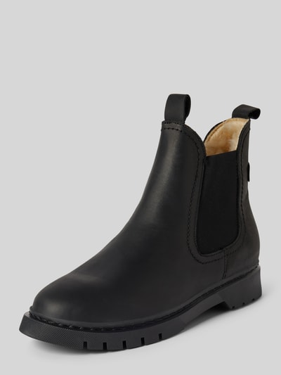 Peek & Cloppenburg TamarisStiefeletten aus Leder mit elastischen Einsätzen in black