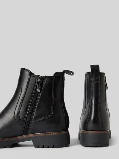 Peek & Cloppenburg TamarisStiefeletten Aus Leder Mit Profilierter Sohle In Black