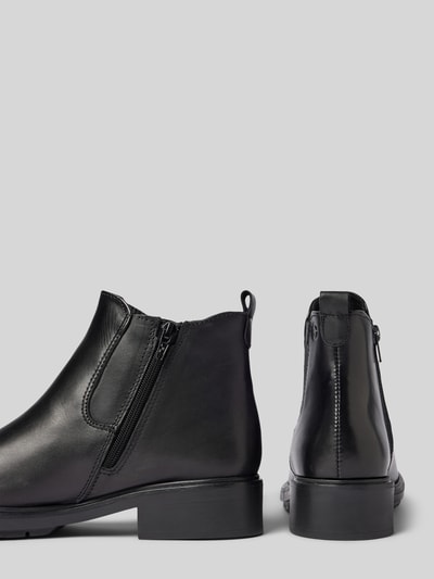 Peek & Cloppenburg TamarisStiefeletten Aus Leder-Textil-Mix Mit Elastischen Einsätzen In Black