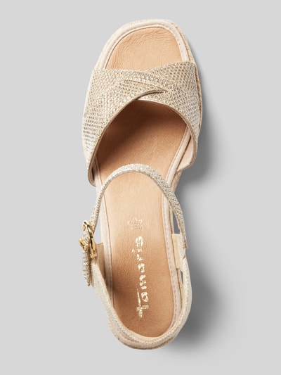 Peek & Cloppenburg TamarisWedges In Flecht-Optik In Gold