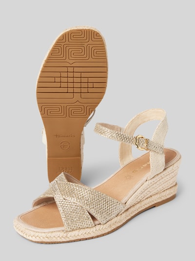 Peek & Cloppenburg TamarisWedges In Flecht-Optik In Gold