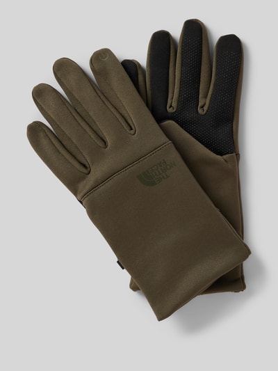 Peek & Cloppenburg The North FaceHandschuhe mit Label-Print Modell 'ETIP' in oliv