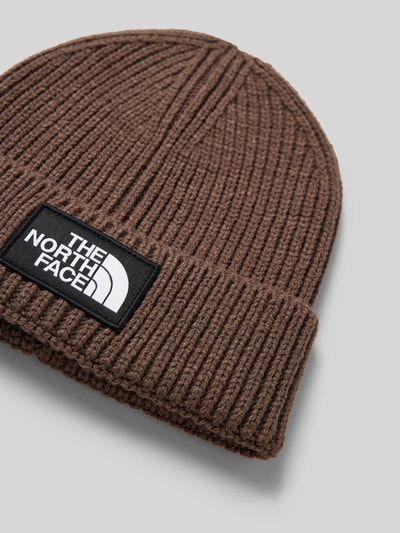 Peek & Cloppenburg The North FaceStrickmütze Mit Label-Patch In Dunkelbraun