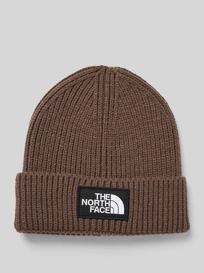Peek & Cloppenburg The North FaceStrickmütze mit Label-Patch in dunkelbraun