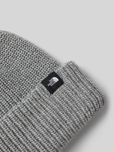 Peek & Cloppenburg The North FaceStrickmütze Mit Label-Patch In Mittelgrau