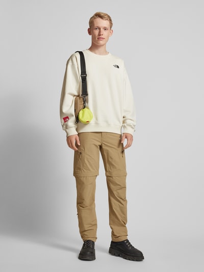 Peek & Cloppenburg The North FaceSweatshirt mit Label-Print Modell 'AXYS' in offwhite