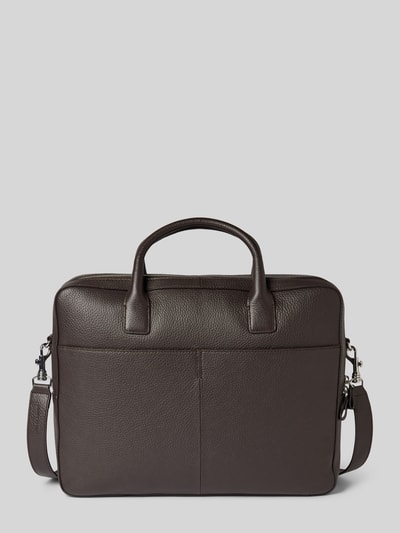 Peek & Cloppenburg Tiger Of SwedenLaptoptasche Mit Label-Print Modell 'BERIDARE' In Dunkelbraun
