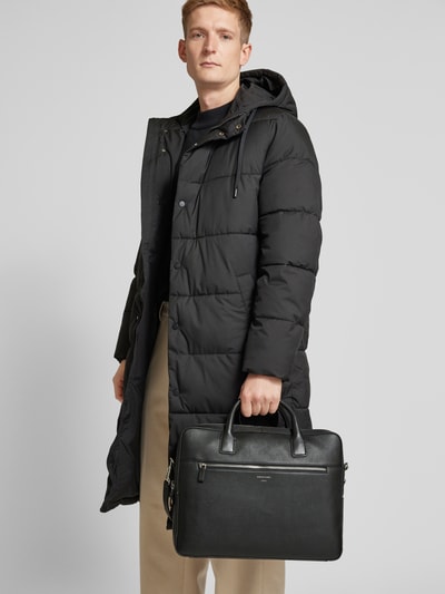 Peek & Cloppenburg Tiger Of SwedenLaptoptasche mit Label-Print Modell 'BERIDARE' in black