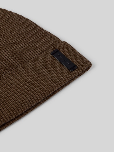 Peek & Cloppenburg Tiger Of SwedenMütze Mit Label-Patch Modell 'CALDU' In Oliv