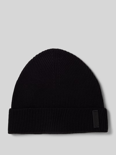 Peek & Cloppenburg Tiger Of SwedenMütze mit Label-Patch Modell 'CALDU' in black