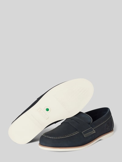 Peek & Cloppenburg TimberlandBootsschuhe Mit Breiter Schaftbrücke In Marine