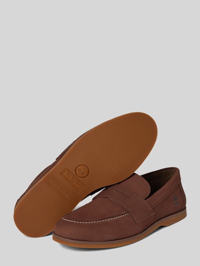 Peek & Cloppenburg TimberlandBootsschuhe Mit Label-Detail In Mittelbraun