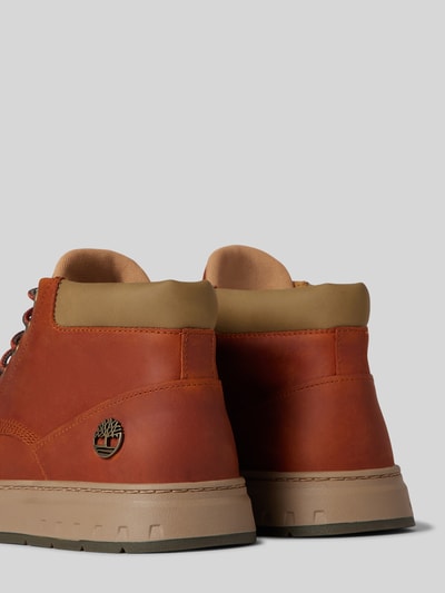 Peek & Cloppenburg TimberlandLederboots Mit Logo-Applikation Modell 'Maple Grove' In Mittelbraun
