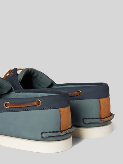 Peek & Cloppenburg TimberlandMokassins Aus Leder Mit Label-Detail Modell 'CLASSIC' In Blau