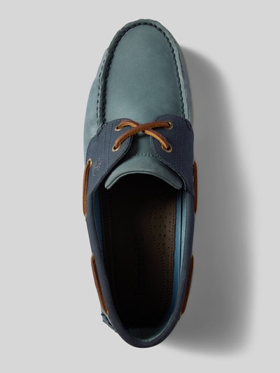 Peek & Cloppenburg TimberlandMokassins Aus Leder Mit Label-Detail Modell 'CLASSIC' In Blau