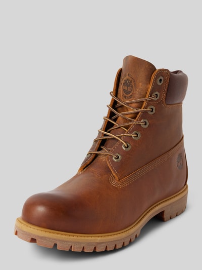 Peek & Cloppenburg TimberlandSchnürboots aus echtem Leder in mittelbraun