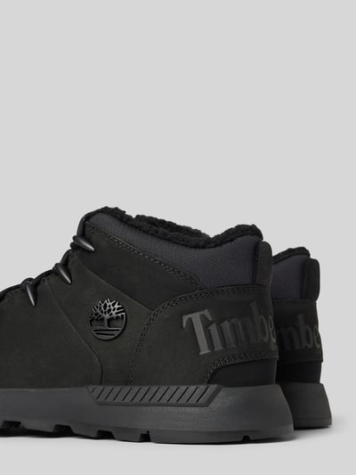 Peek & Cloppenburg TimberlandSchnürboots Aus Leder Mit Label-Details Modell 'Sprint Trekker' In Black