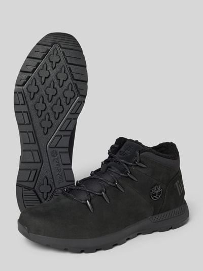 Peek & Cloppenburg TimberlandSchnürboots Aus Leder Mit Label-Details Modell 'Sprint Trekker' In Black