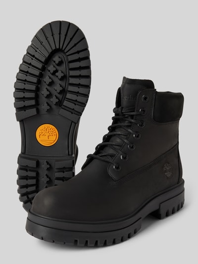 Peek & Cloppenburg TimberlandSchnürboots Aus Leder Mit Logo-Detail Modell 'ARBOR' In Black