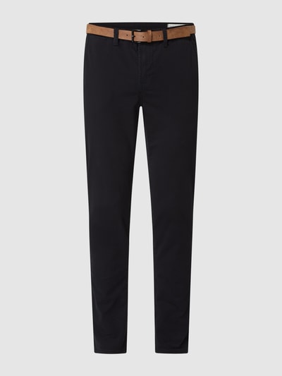Peek & Cloppenburg Tom Tailor DenimSlim Fit Chino Mit Gürtel In Black