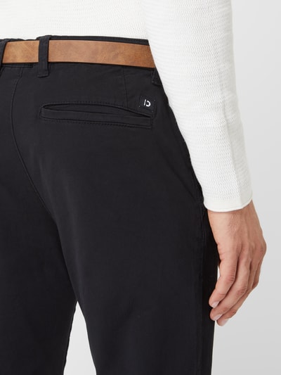 Peek & Cloppenburg Tom Tailor DenimSlim Fit Chino Mit Gürtel In Black