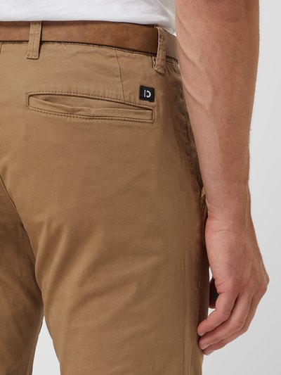 Peek & Cloppenburg Tom Tailor DenimSlim Fit Chino Mit Gürtel In Camel