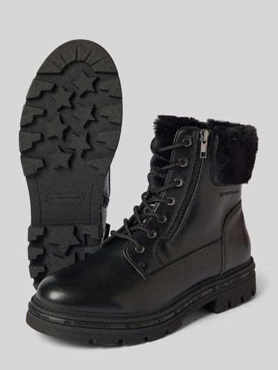 Peek & Cloppenburg Tom TailorBoots Mit Fellbesatz In Black