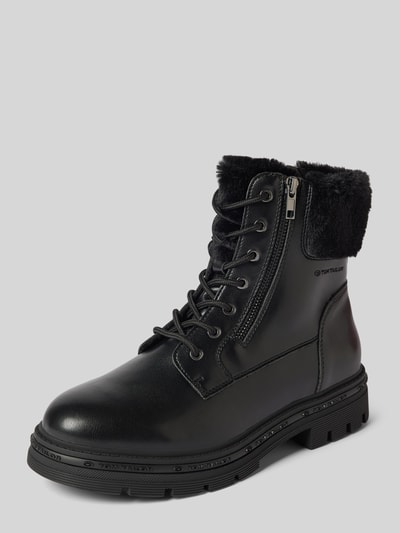 Peek & Cloppenburg Tom TailorBoots mit Fellbesatz in black