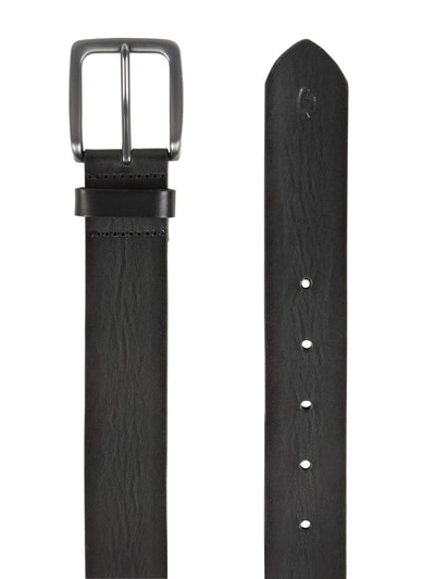Peek & Cloppenburg Tom TailorLedergürtel Mit Dornschließe Modell 'Scott' In Black