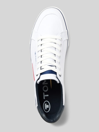 Peek & Cloppenburg Tom TailorSneaker Mit Kontraststreifen Modell 'Basic Canvas Stripe' In Weiss