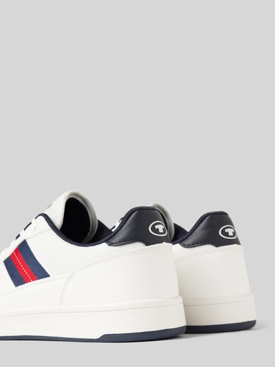 Peek & Cloppenburg Tom TailorSneaker Mit Kontraststreifen Modell 'Basket Stripe' In Weiss