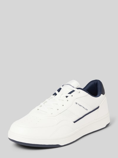 Peek & Cloppenburg Tom TailorSneaker mit Label-Schriftzug Modell 'Basket Logo' in weiss