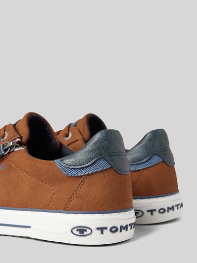 Peek & Cloppenburg Tom TailorSneaker Mit Reißverschluss In Cognac