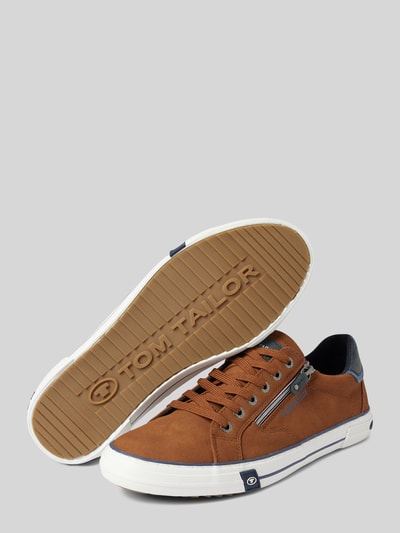 Peek & Cloppenburg Tom TailorSneaker Mit Reißverschluss In Cognac
