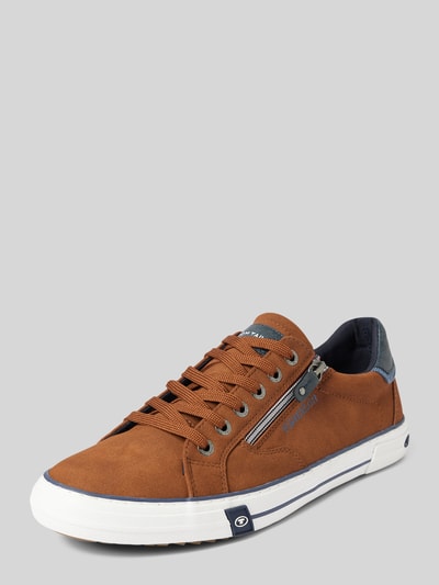 Peek & Cloppenburg Tom TailorSneaker mit Reißverschluss in cognac