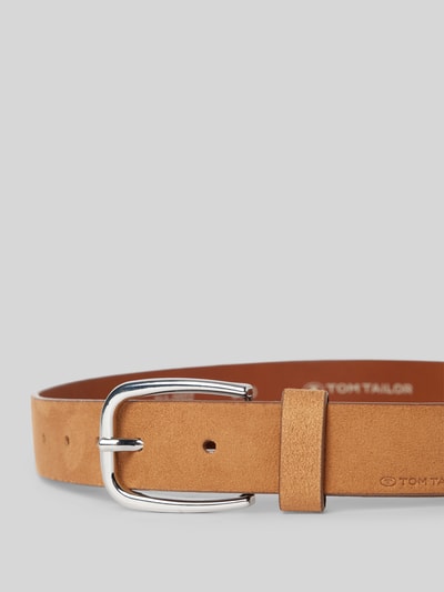 Peek & Cloppenburg Tom TailorVeloursleder-Gürtel Aus Echtem Leder In Hellbraun
