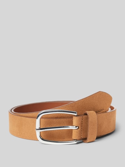 Peek & Cloppenburg Tom TailorVeloursleder-Gürtel aus echtem Leder in hellbraun