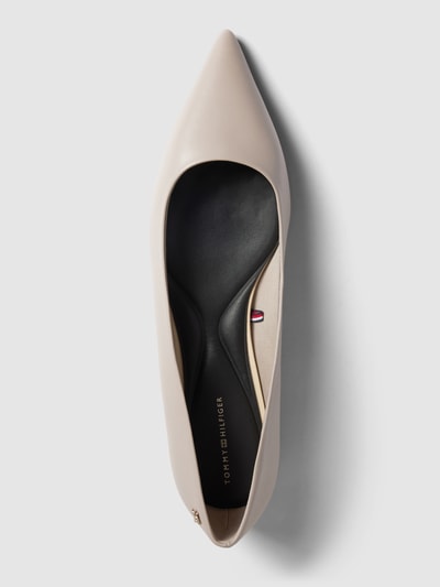 Peek & Cloppenburg Tommy HilfigerBallerinas Mit Label-Applikation Modell 'ESSENTIAL POINTED' In Taupe