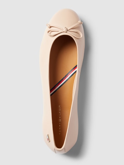 Peek & Cloppenburg Tommy HilfigerBallerinas Mit Zierschleife Modell 'ESSENTIAL CHIC' In Beige