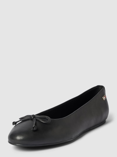 Peek & Cloppenburg Tommy HilfigerBallerinas mit Zierschleife Modell 'ESSENTIAL CHIC' in black