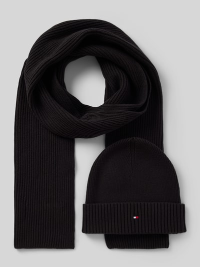 Peek & Cloppenburg Tommy HilfigerBeanie im Set mit Schal in black