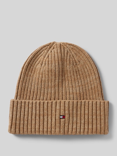 Peek & Cloppenburg Tommy HilfigerBeanie mit Label-Stitching in beige melange