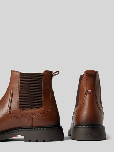 Peek & Cloppenburg Tommy HilfigerChelsea Boots Mit Label-Details In Cognac