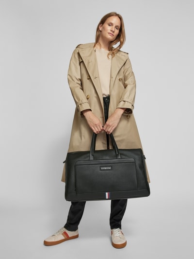 Peek & Cloppenburg Tommy HilfigerDuffle Bag mit Label-Patch Modell 'BUSINESS' in black