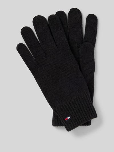 Peek & Cloppenburg Tommy HilfigerHandschuhe mit Logo-Stitching Modell 'ESSENTIALS' in black
