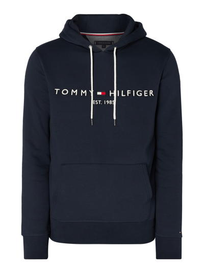 Peek & Cloppenburg Tommy HilfigerHoodie Mit Logo-Stickerei In Marine
